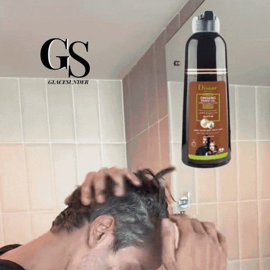 LunaGlow® Shampoo anticanas Café - Negro