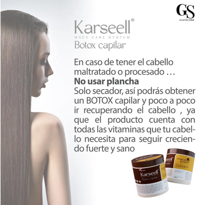 Karseell Collagen Hair Mask™ Botox Capilar Karseel Hidrata Nutre